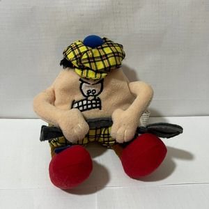 Silly Slammer Sport Angry Golfer McDuff #33 plush beanbag golf